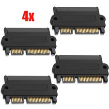 SFF-8482 Computer Cable Connectors SAS to SATA 22 pin HDD Raid Adapter 4PCS picture