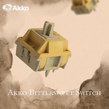 Akko Bittersweet Tactile Switch 45pcs 5-Pin 48gf Factory Lubed MX Compatible picture