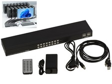 Automatic KVM Switch Mouse Keyboard Screen 16 PCs - HDMI 4K / USB - HDMI 2.0 picture