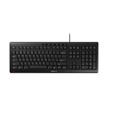 Cherry Stream Keyboard | Wired Slim Whisper Quiet | Silent Regular, Black picture