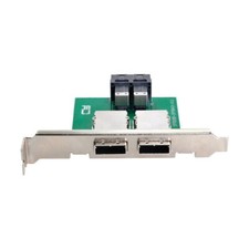 Dual Ports Mini SAS SFF-8088 To Internal SAS HD SFF-8643 PCBA Female Adapter picture