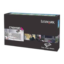 Original Lexmark C748H1MG Magenta Toner. New Sealed Box, We Ship Fast picture