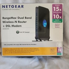 NETGEAR DGND3300 RangeMax Dual Band Wireless -N Router NEW in Box Never Opened picture