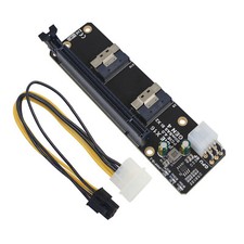 NEW SlimSAS 8i x2 to PCIe4.0 x16 Slot Adapter SFF8654 Riser Card for Network picture