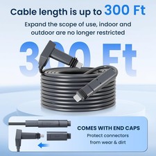 G2 Starlink Standard Actuated Extension Quality cable 300 FT.  WaterProof  ⚡ picture
