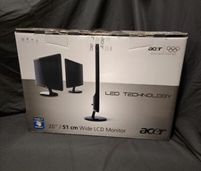 Acer Model S201HL Black Flat Panel LCD Monitor 20