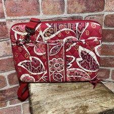 Vera Bradley Red Floral Hard Shell iPad Tablet Bag Case picture