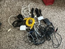 Huge Lot Mixed Cables Chargers Ethernet Apple USB Power Adapters Tech Bundle picture