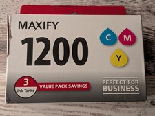 Canon PGI-1200 CMY Ink 3 Pack 9232B005 Genuine OEM MAXIFY MB2020 MB2320 Sealed picture