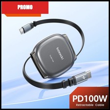 Toocki 100W Retractable USB-C Cable Fast Charging Data Cord Mini Portable picture