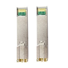2Pcs SFP-GE-T 1.25G SFP Transceiver 1000BASE-T Copper SFP to RJ45 1000M picture
