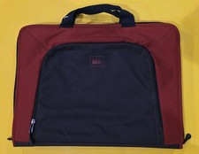 REI Tech Wrap Computer Sleeve Laptop Bag Messenger Tote Copper Drk Brown 16x11x2 picture