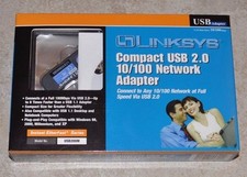 LINKSYS USB200M Compact USB 2.0 10/100 Network Adapter - USB to RJ45 Ethernet picture