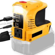 Portable 220W Power Inverter for DeWalt 20V Battery to AC 110V Outlet Type-C picture