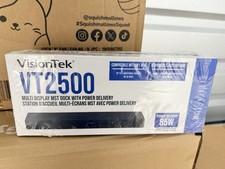VisionTek VT2500 USB-C Docking Station HDMI USB 3.0 GbE 85W Power Delivery picture