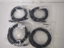 LOT OF 4  LEGRAND 27153 C2G 10FT CAT6 SNAGLESS BLACK picture