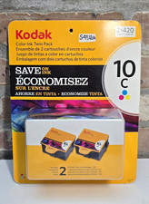 OEM Kodak 10C Tri-Color Inkjet Ink Cartridge Twin TWO Pack ESP 3/5/7/9 EASYSHARE picture