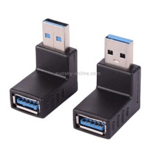 Adaptador convertidor de conector de cable de extensión de enchufe de ángulo picture