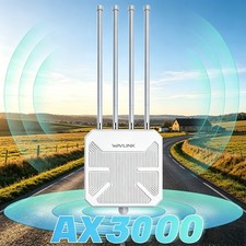 WAVLINK AC1200 WiFi Repeater Dual Band Outdoor WiFi 6 AX1800/AX3000 Extender PoE picture