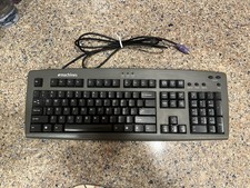 eMachines PS/2 Wired Keyboard with Volume Keys - KB-9908, Missing 1 Riser Foot picture