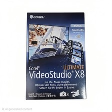COREL ULTIMATE VIDEO STUDIO X8 video editing Windows software NEW (sealed) picture