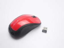 Logitech M310 Red Full Size Wireless Mouse M310 Flame Red w Dongle picture