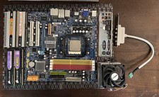 Gigabyte GA-MA69GM-S2H Motherboard AMD Athlon X2 CPU 6GB Corsair DDR2 RAM Cooler picture