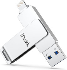 128GB USB iPhone Flash Drive MFi Certified Lightning Memory Stick for Photos picture