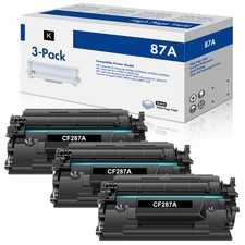 3 Pack CF287A 87A Toner Cartridge for HP LaserJet Pro M501 M501dn M501n MFP M527 picture