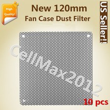 10pcs 120mm Computer PC Dustproof Cooler Fan Case Cover Dust PVC Filter Mesh picture