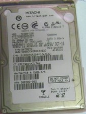 Hitachi HTS725025A9A364 P/N:0A78272 MLC:DA3688 FW:A CH0A A/A 250GB 2.5