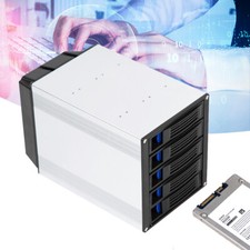 2.5/3.5 inch SATA SAS D Drive Bay Hard Drive Disk Case Enclosure Durable Black picture