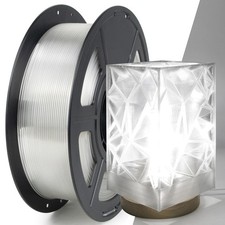 Clear PETG Filament 1.75mm 1kg, Crystal Transparent 3D Printer Filament Up picture