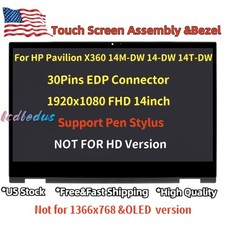 New HP L96515-001 Nv140fhm-n4k V8.0 OEM HP Lcd Display Touch A1015 Replacement picture