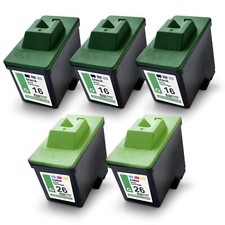 5x Cartridge 3+2 For Lexmark Z-615 X-1240 Z-612 X-1290 Z-602 X-72 I-3 X-1270 Z-617 picture