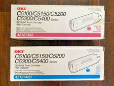 Genuine toner cartridge Okidata SET/2 Oki ® c5100, c5150n, c5200, c5300, c5400 picture