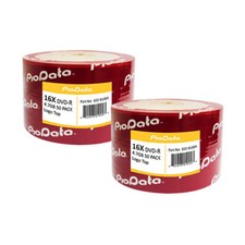 100 Pcs PioData Blank DVD-R DVDR 16X 4.7GB Logo Top Surface Disc 832-810SA picture