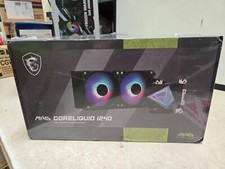 SEALED MSI - MAG Core Liquid I240 - AIO ARGB CPU Liquid Cooler 240mm Radiator picture