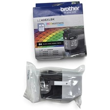 Genuine Brother LC406XLBK Black High-Yield Ink Cartridge (01/2028) New picture
