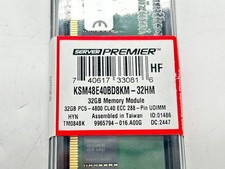 Kingston Server Premier 32GB DDR5 4800 ECC UDIMM KSM48E40BD8KM-32HM New Sealed picture