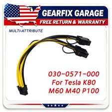 2-10PCS 030-0571-000 8to8 Dual Graphics Card Power Cable For Tesla P100 M60 picture