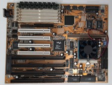 Gigabyte GA-586HX 1.52 Socket 7 ISA Retro Motherboard + AMD K6 166MHz + 64MB RAM picture