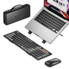 XKM01 CaseUp Foldable Bluetooth Keyboard Mouse Combo picture