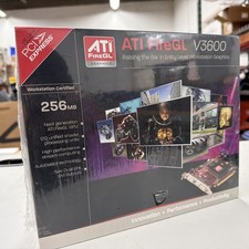 ATI FireGL V3600 256MB PCIE 256M Workstation Video Card 102B1490301 picture