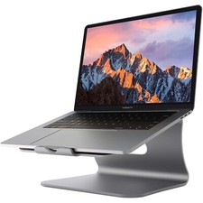 Laptop Stand Aluminum Cooling Computer Stand Holder for Apple MacBook Air Pro... picture