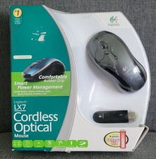 Logitech LX7 Cordless Wireless 5 Button Optical Mouse New in the Box picture