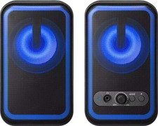 Insignia- 2.0 Bluetooth Computer Speakers with RGB Lighting (2-Piece) - Black picture