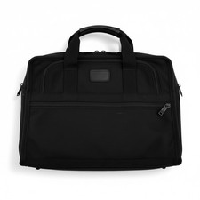 Tumi Black Nylon Expandable Laptop Briefcase Messenger Bag Travel Vacation Gift picture