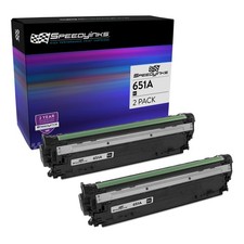 2PK Reman Toner Cartridge for HP 651A Black, CE340A 13,500* Page Yield picture