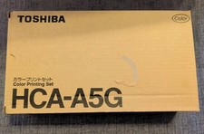OEM Toshiba HCA-A5G Color Printing Set Ink Film Cassette & Print Paper NEW NOS picture